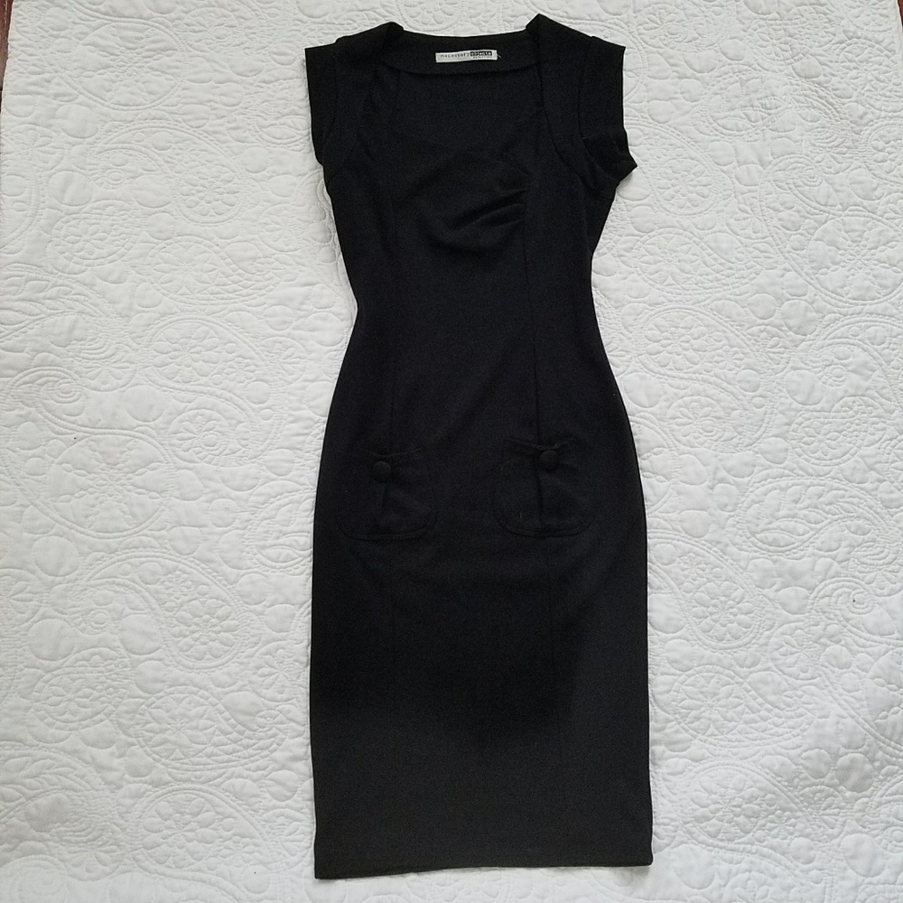 Necessary Objects Black Fitting Dress - image 1